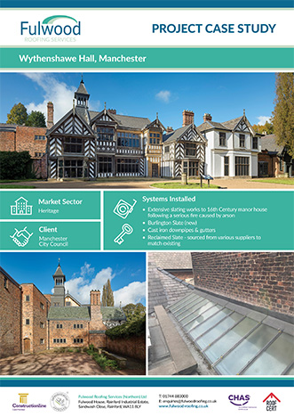 Fulwood Roofing Case Study - Wythenshawe Hospital